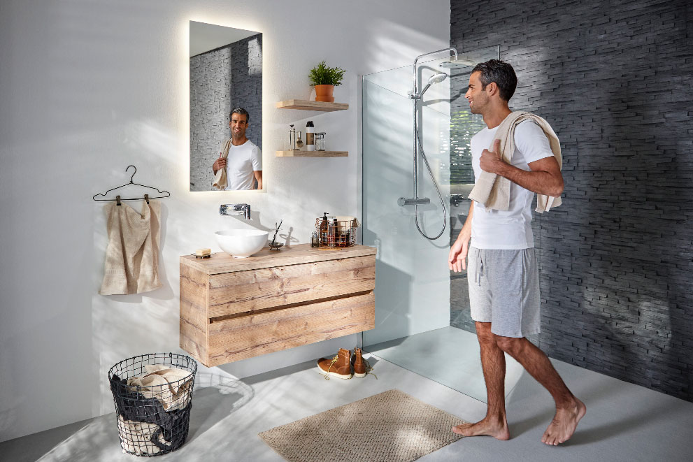 mijn bad in stijl compact en compleet badkamer natuurlijk hout